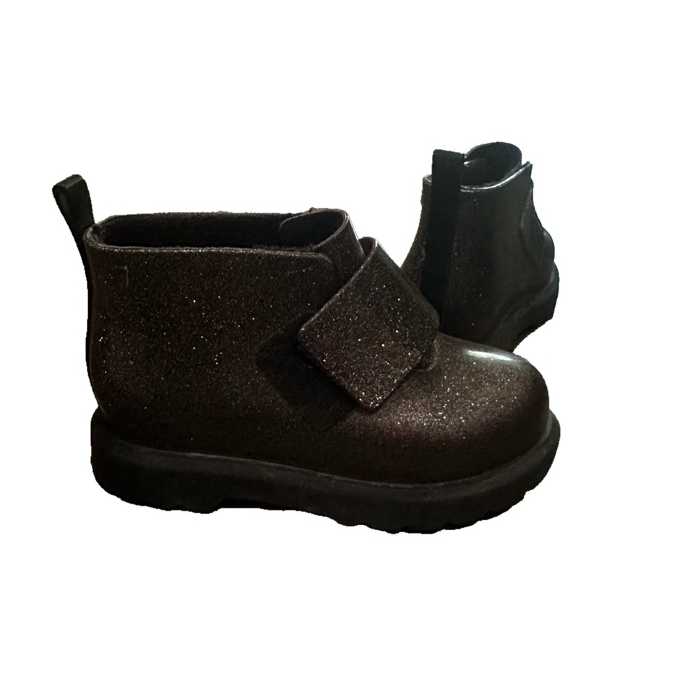 Mini Melissa jelly chelsea rain boot with sparkles